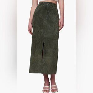 CURRENT STYLE BLANK NYC SUEDE MAXI SKIRT NWT